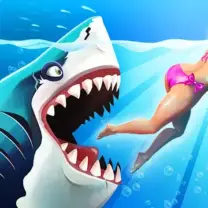 Hungry Shark World v5.8.1 MOD APK [Sınırsız Para/Yuvalar]