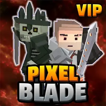Pixel Blade M VIP MOD APK v9.5.3 [Sınırsız Para/Elmas/Anahtarlar]