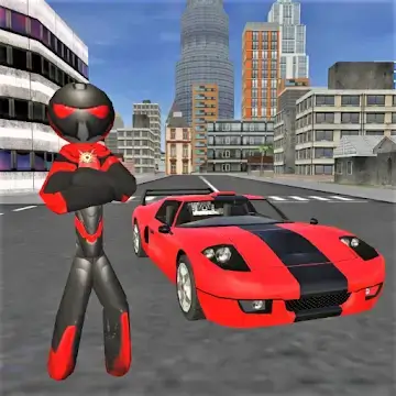 Stickman Rope Hero v4.2.6 MOD APK [Sınırsız Para/Mücevher] için Android